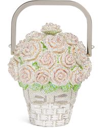 Judith Leiber - Basket Of Roses Top-handle Bag - Lyst