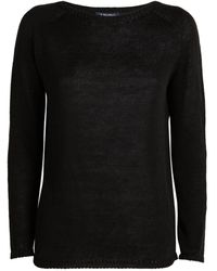 Max Mara - Linen Boat-neck Sweater - Lyst