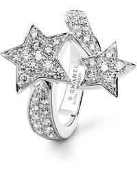 CHANEL - And Diamond Comète Ring - Lyst