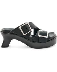 Loewe - Leather Ease Sandals 70 - Lyst