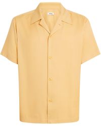 Sandro - Linen Short-Sleeve Shirt - Lyst