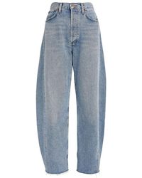 Agolde - Luna Barrel-Leg Jeans - Lyst