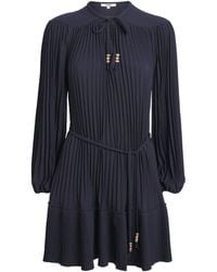 Maje - Pleated Mini Dress - Lyst