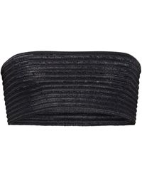 Alaïa - Knitted Bandeau Top - Lyst