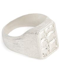 Bleue Burnham - Sterling Cottage Garden Signet Ring - Lyst