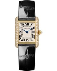 Cartier - And Diamond Tank Louis Watch - Lyst
