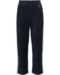 Drole de Monsieur - Velour Embroidered Track Sweatpants - Lyst