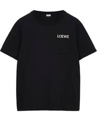 Loewe - Cotton Relaxed Anagram T-Shirt - Lyst