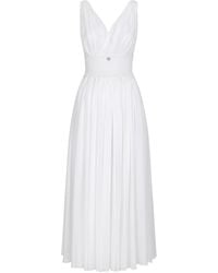 Dolce & Gabbana - V-Neck Midi Dress - Lyst