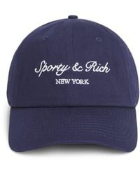 Sporty & Rich - Cotton Syracuse Baseball Cap - Lyst