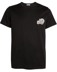Moncler - Cotton Logo-patch T-shirt - Lyst