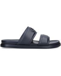 Ferragamo - Leather Gancini Sandals - Lyst