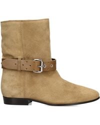 Isabel Marant - Suede Reena Ankle Boots - Lyst