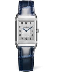 Jaeger-lecoultre - Small Stainless Steel And Diamond Reverso Classic Duetto Watch - Lyst