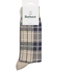 Barbour - Cotton-Blend Tartan Blyth Socks - Lyst