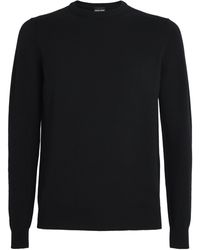 Giorgio Armani - Cashmere Crew-Neck Sweater - Lyst