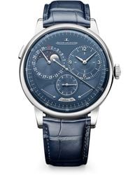 Jaeger-lecoultre - Stainless Steel Duometre Quantieme Lunaire Watch - Lyst