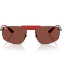 Ray-Ban - X Scuderia Ferrari Rb3776M Irregular Sunglasses - Lyst