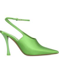 Givenchy - Satin Show Slingback Pumps 95 - Lyst