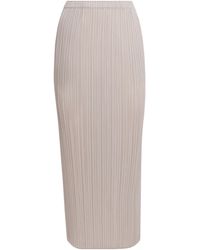 Pleats Please Issey Miyake - New Colorful Basics 4 Midi Skirt - Lyst