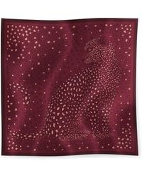 Cartier - Silk Panthère Dots Scarf - Lyst
