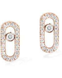 Messika - Move Uno And Diamond Stud Earrings - Lyst