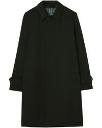 Burberry - Highgrove X Cotton Gabardine Long Car Coat With Warmer - Lyst