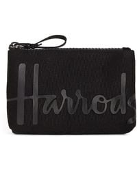 Harrods - Cotton Logo Coin Purse - Lyst