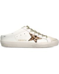 Golden Goose - Leather Super Star Sabot Low-Top Sneakers - Lyst