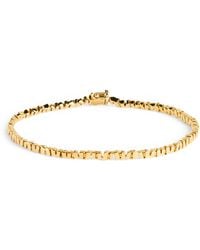 Suzanne Kalan - Golden Thin Tennis Bracelet - Lyst