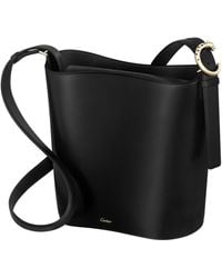 Cartier - Small Leather Panthère C De Bucket Bag - Lyst