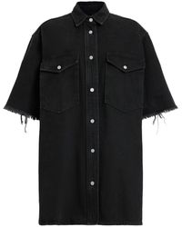 AllSaints - Denim Lily Shirt Dress - Lyst