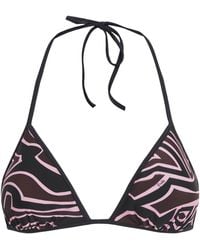 PUCCI - Labirinto Print Triangle Bikini Top - Lyst