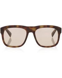 Saint Laurent - Acetate Sl 558 Rectangle Sunglasses - Lyst