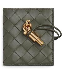 Bottega Veneta - Leather Intrecciato Andiamo Bifold Wallet - Lyst