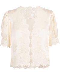Doen - Silk-Lace Idella Blouse - Lyst
