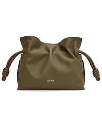 Loewe - Flamenco Mini Leather Clutch Bag - Lyst