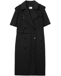 Burberry - Cotton-blend Belted Trench Dress - Lyst