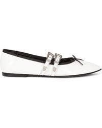 The Kooples - Leather Ballet Flats - Lyst