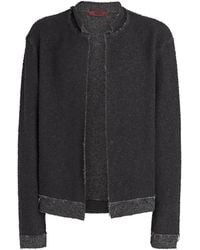 424 - Cotton-Blend Distressed Cardigan - Lyst