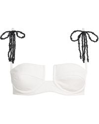 PATBO - Grace Knit Bikini Top - Lyst