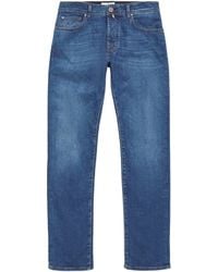Jacob Cohen - Limited Edition Pony Hair-Patch Bard Tapered Jeans - Lyst