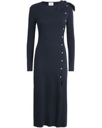 Claudie Pierlot - Stretch-Cotton Button Dress - Lyst