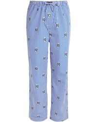 Polo Ralph Lauren - Cotton Polo Bear Stripe Pyjama Bottoms - Lyst