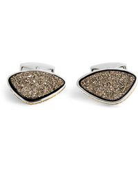 Tateossian - Sterling And Drusy Cufflinks - Lyst