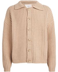 Commas - Cotton-Wool Fisherman Rib Cardigan - Lyst