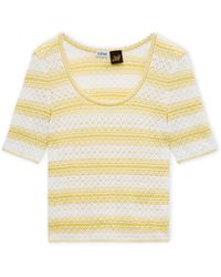 Loewe - X Paula' Ibiza Stripe Short-Sleeve Sweater - Lyst