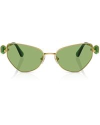 Swarovski - Crystal-Embellished Cat-Eye Sunglasses - Lyst