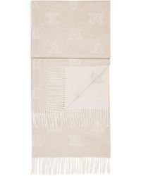 Max Mara - Cashmere Monogram Scarf - Lyst