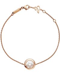 Chopard - And Diamond Happy Diamonds Icons Bracelet - Lyst